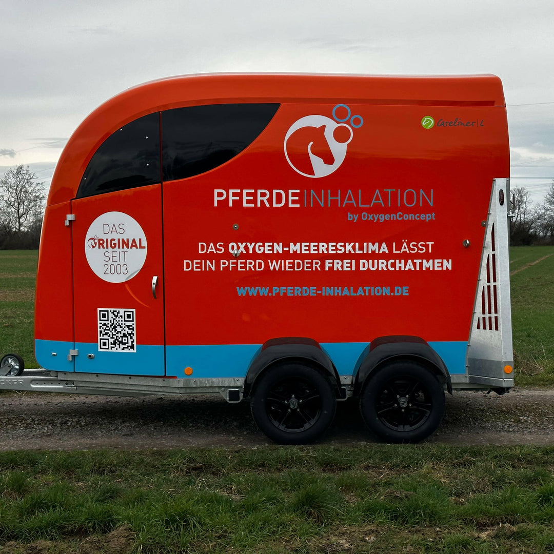 Abbildung vom Inhalationsanhänger Careliner - Seitenansicht
