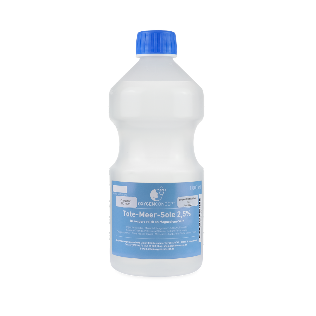 Abbildung der OXYGEN Sole "Totes Meer" - 2,5% - 1000ml