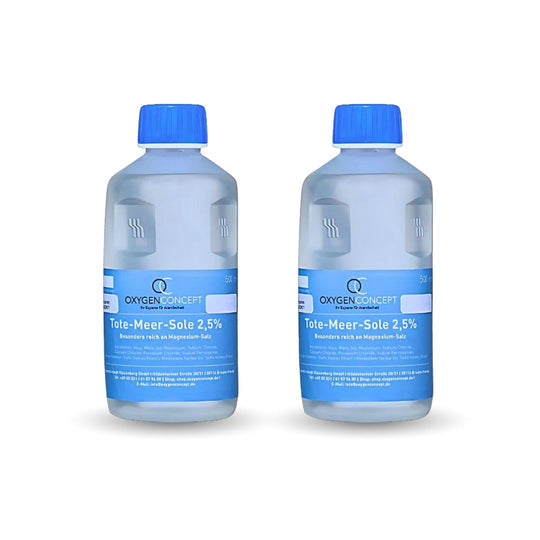 2x 500ml Sole 2,5% für EquiBuddy Inhalator - Pferde